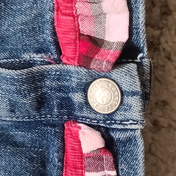 4 for $28 - Nanette Girls 2T Blue Jean Jacket with Pink Details - Picture 4 of 8